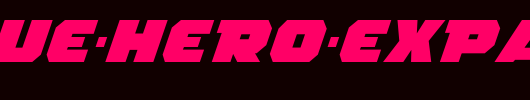 Rogue-Hero-Expanded-Italic.ttf 好看的英文字体