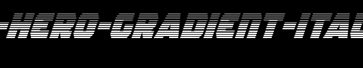 Rogue-Hero-Gradient-Italic.ttf 好看的英文字体