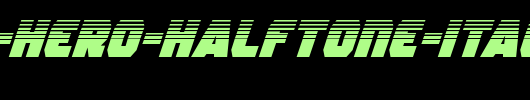 Rogue-Hero-Halftone-Italic.ttf 好看的英文字体