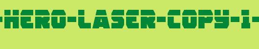 Rogue-Hero-Laser-copy-1-.ttf 好看的英文字体