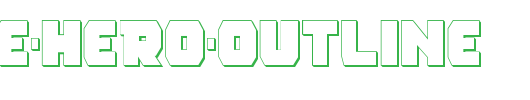 Rogue-Hero-Outline.ttf 好看的英文字体