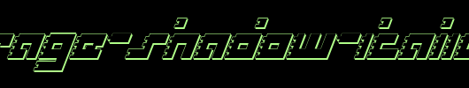 Roid-Rage-Shadow-Italic.ttf 好看的英文字体
