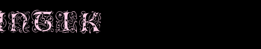 Romantik.ttf 好看的英文字体
