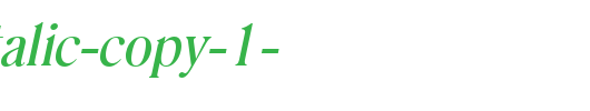 Roomy-Italic-copy-1-.ttf 好看的英文字体