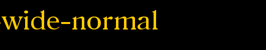 Roomy-Wide-Normal.ttf 好看的英文字体