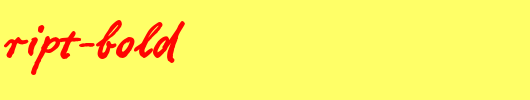 Ropsen-Script-Bold.ttf 好看的英文字体