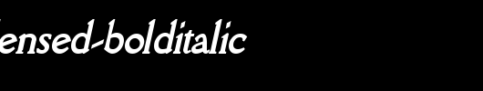 Rory-Condensed-BoldItalic.ttf 好看的英文字体