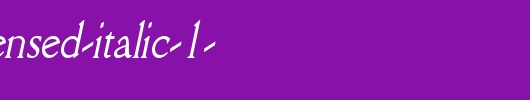 Rory-Condensed-Italic-1-.ttf 好看的英文字体