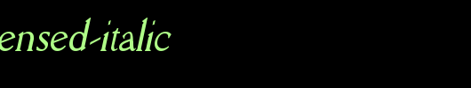 Rory-Condensed-Italic.ttf 好看的英文字体