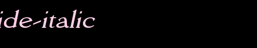 Rory-Wide-Italic.ttf 好看的英文字体