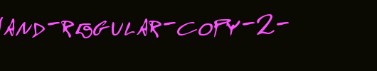 RoscoesHand-Regular-copy-2-.ttf 好看的英文字体