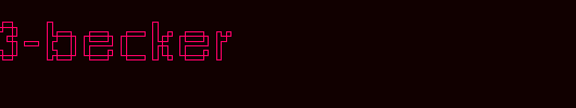 Rough03-Becker.ttf 好看的英文字体