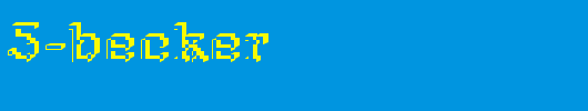 Rough15-Becker.ttf 好看的英文字体