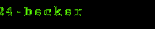 Rough24-Becker.ttf 好看的英文字体