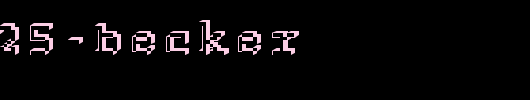 Rough25-Becker.ttf 好看的英文字体