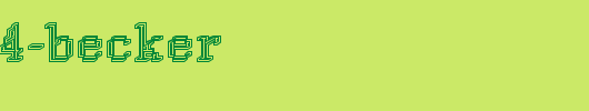 Rough34-Becker.ttf 好看的英文字体