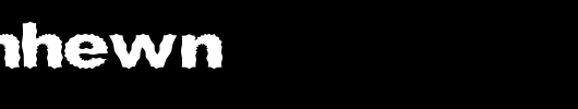 Roughhewn.ttf 好看的英文字体
