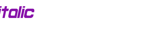 Round-Italic.ttf 好看的英文字体