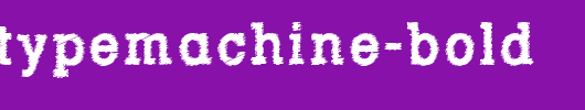 RowdyTypemachine-Bold.otf 好看的英文字体
