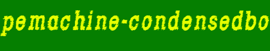 RowdyTypemachine-CondensedBoldI.otf 好看的英文字体