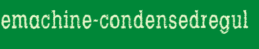 RowdyTypemachine-CondensedRegul.otf 好看的英文字体