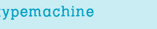 RowdyTypemachine.otf 好看的英文字体