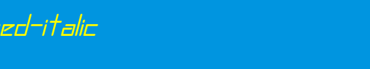 Rsandromed-Italic.ttf 好看的英文字体