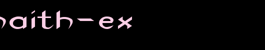 Rscanaith-Ex.ttf 好看的英文字体