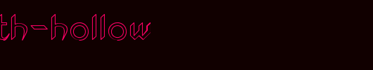 Rscanaith-Hollow.ttf 好看的英文字体