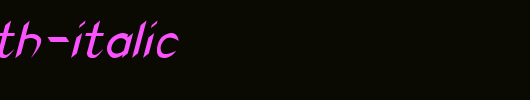 Rscanaith-Italic.ttf 好看的英文字体