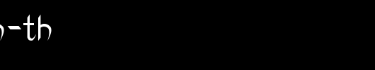 Rscanaith-Th.ttf 好看的英文字体