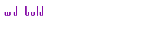 Rschasline-Wd-Bold.ttf 好看的英文字体