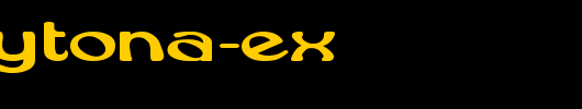 Rsdaytona-Ex.ttf 好看的英文字体