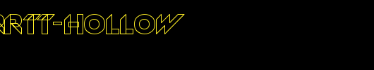 Rsnewgrrtt-Hollow.ttf 好看的英文字体