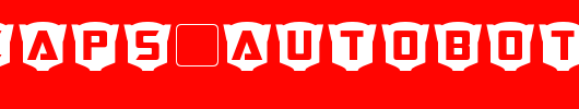 RubCaps-Autobot.otf 好看的英文字体