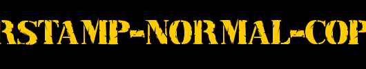 RubberStamp-Normal-copy-1-.ttf 好看的英文字体