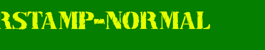RubberStamp-Normal.ttf 好看的英文字体