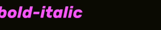 Rubik-Bold-Italic.ttf 好看的英文字体