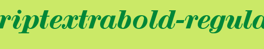 RubyScriptExtrabold-Regular.ttf 好看的英文字体