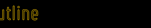 Ruler-Outline.ttf 好看的英文字体
