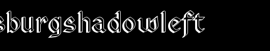 RundigsburgShadowLeft.ttf 好看的英文字体