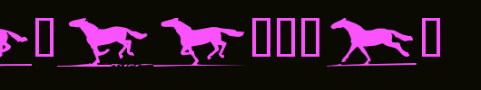 RunningHorses.ttf 好看的英文字体