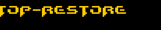 Runstop-Restore.ttf 好看的英文字体