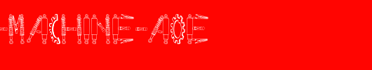 Rusted-Machine-AOE.ttf 好看的英文字体