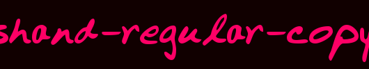RustysHand-Regular-copy-1-.ttf 好看的英文字体