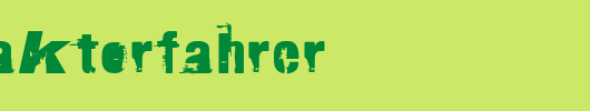 RvD_TRAKTORFAHRER.ttf 好看的英文字体
