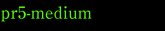 日本外字集字体系列RyuminPr5-Medium.otf