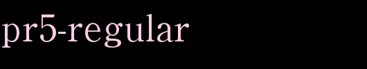 日本外字集字体系列RyuminPr5-Regular.otf