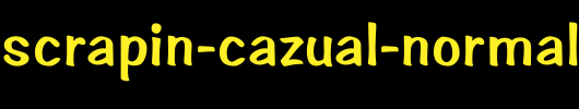 SCRIPT1-Scrapin-Cazual-Normal.ttf是一款不错的英文字体下载