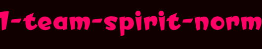 SCRIPT1-Team-Spirit-Normal.ttf是一款不错的英文字体下载